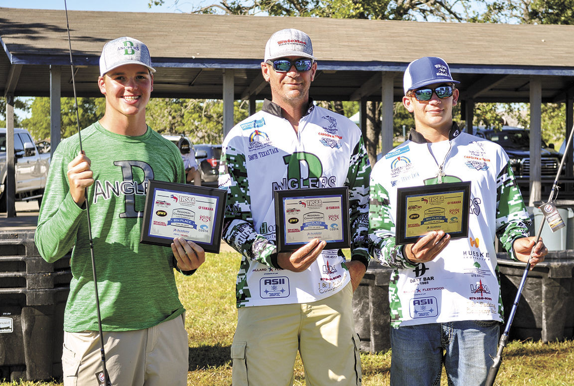 Brenham Anglers Ben Bosse and Landon Benson reel it in